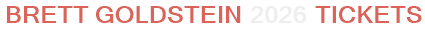Brett Goldstein 2026 Tickets